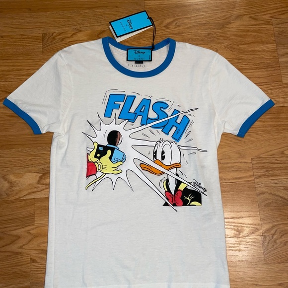 SOLD!!Gucci Donald Duck Shirt - Picture 1 of 6